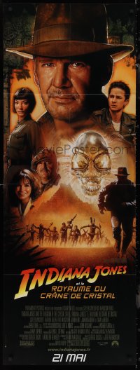 2b0260 INDIANA JONES & THE KINGDOM OF THE CRYSTAL SKULL French door panel 2008 Spielberg, Drew art!