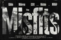 2b0257 MISFITS French 31x47 R1990s sexy Marilyn Monroe, Clark Gable, Montgomery Clift, John Huston