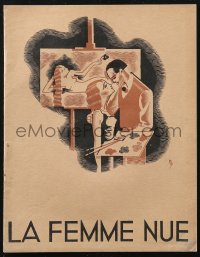 2b0675 LA FEMME NUE French pressbook 1932 PP art of Florelle & Raymond Rouleau, posters shown, rare!