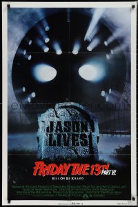 2b1068 FRIDAY THE 13th PART VI 1sh 1986 Thom Mathews, Jennifer Cooke, Graham as Jason!