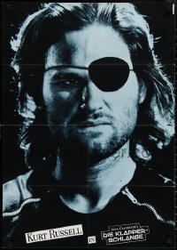 2b0694 ESCAPE FROM NEW YORK teaser German 1981 John Carpenter, cool different image of Kurt Russell!