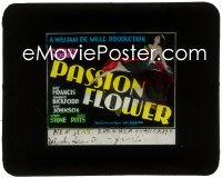 2b1616 PASSION FLOWER glass slide 1930 different full-length art of sexy Kay Francis, ultra rare!