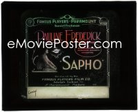 2b1636 SAPHO glass slide 1917 pretty Pauline Frederick as Alphonse Daudet's immortal character!