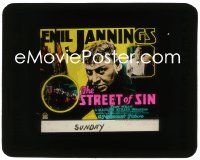 2b1642 STREET OF SIN style B glass slide 1928 Emil Jannings, directed by Josef von Sternberg, rare!