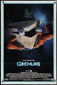 2b1083 GREMLINS 1sh 1984 cute, clever, mischievous, dangerous, Joe Dante Christmas horror comedy!