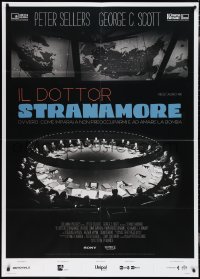 2b0357 DR. STRANGELOVE Italian 1p R2020 Stanley Kubrick classic, cool overhead shot of war room!