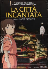 2b0405 SPIRITED AWAY Italian 1p R2014 Hayao Miyazaki's classic anime Sen to Chihiro no kamikakushi!