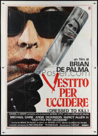 2b0436 DRESSED TO KILL Italian 2p 1981 Brian De Palma, cool different straight razor image!