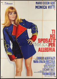 2b0441 I MARRIED YOU FOR FUN Italian 2p 1967 Ti ho Sposato per Allegria, art of sexy Monica Vitti!