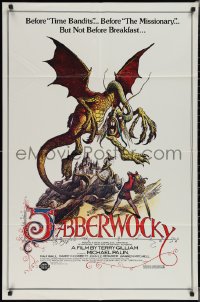 2b1097 JABBERWOCKY 1sh R1982 Terry Gilliam, Monty Python, great fantasy monster art!