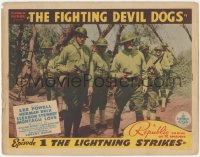 2b1297 FIGHTING DEVIL DOGS chapter 1 TC 1938 soldiers with guns, The Lightning Strikes, full-color!