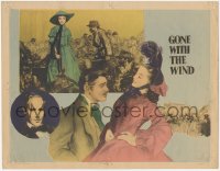 2b1300 GONE WITH THE WIND LC #7 R1947 art of Clark Gable & Vivien Leigh, Leslie Howard in inset!