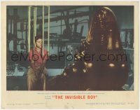 2b1306 INVISIBLE BOY LC #4 1957 Robby the Robot makes Richard Eyer invisible to the human eye!