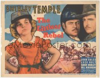 2b1255 LITTLEST REBEL TC 1935 great image of Shirley Temple & Civil War soldier John Boles, rare!