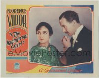 2b1324 MAGNIFICENT FLIRT LC 1928 Florence Vidor ignoring Albert Conti's advances, ultra rare!