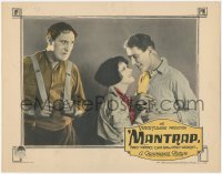 2b1326 MANTRAP LC 1926 Ernest Torrence stares at young lovers Clara Bow & Percy Marmont, rare!