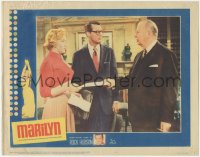 2b1327 MARILYN LC #5 1963 sexy Monroe with Cary Grant & Charles Coburn from Monkey Business!