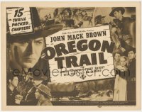 2b1259 OREGON TRAIL TC 1939 Johnny Mack Brown cowboy western serial in 15 thrill packed chapters!