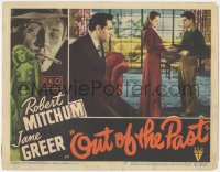 2b1339 OUT OF THE PAST LC #3 1947 Paul Valentine watches Jane Greer talking to Dickie Moore!