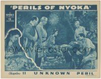 2b1342 PERILS OF NYOKA chapter 11 LC 1942 Kay Aldridge & others, Republic serial, Unknown Peril!