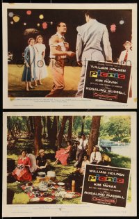 2b1484 PICNIC 2 LCs 1956 great images of William Holden, Cliff Robertson, Kim Novak, Betty Field!