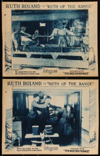 2b1487 RUTH OF THE RANGE 2 chapter 13 LCs 1923 great images of gorgeous Ruth Roland, Patheserial!