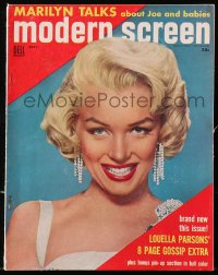 2b0758 MODERN SCREEN magazine September 1954 Marilyn Monroe Talks About Joe DiMaggio and Babies!