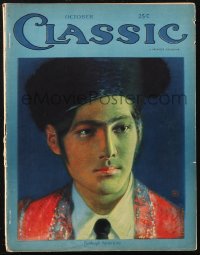 2b0766 MOTION PICTURE CLASSIC magazine October 1922 Harry Roseland cover art of Rudolph Valentino!