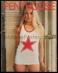 2b0798 PENTHOUSE vol 5 no 2 English magazine 1970 sexy Danish Beneditke Andersen, rare!