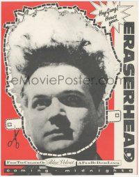 2b0636 ERASERHEAD promo mask R1980s directed by David Lynch, wacky Jack Nance face mask!