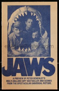 2b1520 JAWS preview booklet 1975 scenes from the spectacular Universal picture, very rare!