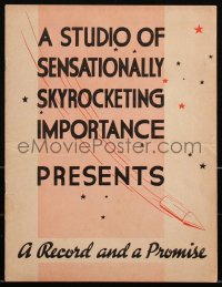 2b0616 REPUBLIC PICTURES exhibitor brochure 1936 a studio of sensationally skyrocketing importance!