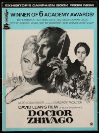 2b0098 DOCTOR ZHIVAGO pressbook 1967 Omar Sharif, Julie Christie, David Lean English epic!