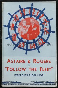 2b0730 FOLLOW THE FLEET English pressbook 1936 Astaire & Rogers, incredibly elaborate & ultra rare!