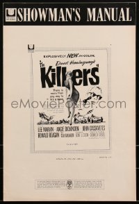 2b0131 KILLERS pressbook 1964 Don Siegel, Ernest Hemingway, Lee Marvin, sexy Angie Dickinson!