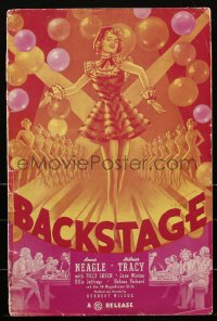 2b0138 LIMELIGHT pressbook 1937 Anna Neagle, Arthur Tracy, Hippodrome Girls, Backstage, ultra rare!