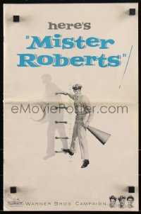 2b0737 MISTER ROBERTS pressbook 1955 Henry Fonda, James Cagney, William Powell, Lemmon, John Ford