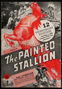 2b0178 PAINTED STALLION pressbook 1937 Crash Corrigan & Hoot Gibson western serial, ultra rare!