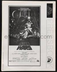 2b0739 STAR WARS pressbook 1977 George Lucas classic sci-fi epic, lots of advertising images!