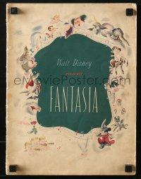 2b0859 FANTASIA roadshow souvenir program book 1940 Disney musical cartoon classic in Fantasound!