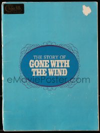 2b1521 GONE WITH THE WIND souvenir program book R1967 the story behind the most classic movie!