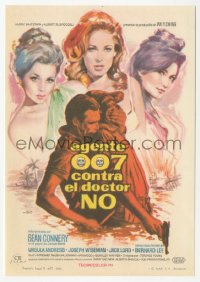 2b1544 DR. NO Spanish herald 1963 different art of Sean Connery as James Bond & sexy girls by Mac!