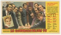 2b1545 OCEAN'S 11 Spanish herald R1963 Sinatra, Martin, Davis Jr., Dickinson, Lawford, Rat Pack!