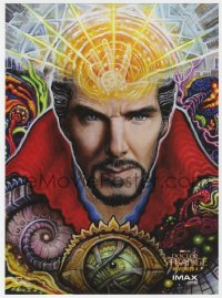 2b0601 DOCTOR STRANGE IMAX advance mini poster 2016 Randal Roberts art of Benedict Cumberbatch!