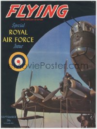 2b0639 FLYING 9x12 advertising poster September 1942 for the special Royal Air Force issue!