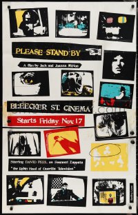 2b0646 PLEASE STAND BY 28x44 special poster 1972 posted in NYC before premiere, John Lennon, rare!