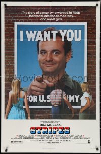 2b1191 STRIPES 1sh 1981 Ivan Reitman classic military comedy, Bill Murray wants YOU!