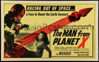 2b0509 MAN FROM PLANET X Benton REPRO WC 1990s Edgar Ulmer, a face to haunt the Earth forever!