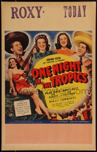 2b0519 ONE NIGHT IN THE TROPICS WC 1940 Abbott & Costello, Radio sensations of I'm a baaad boy fame!