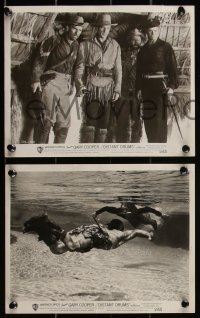 2b2011 DISTANT DRUMS 9 8x10 stills 1951 Gary Cooper in the Florida Everglades, Raoul Walsh!